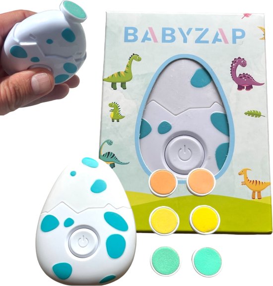 BABYZAP – elektrische baby nagelvijl | elektrische baby nagelknipper | nageltrimmer | nagelset – veilig en zacht – voor baby en volwassen – zeer stil – 6 vijlen – draadloos en exclusief batterij van BABYZAP