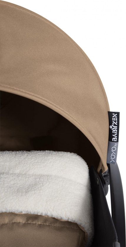 BABYZEN YOYO 0+ Newborn Pack, Taupe - Dit pakket bevat een matras, zonnekap, hoofdsteun & deken - Vereist een YOYO2-frame (apart verkrijgbaar) van BABYZEN™