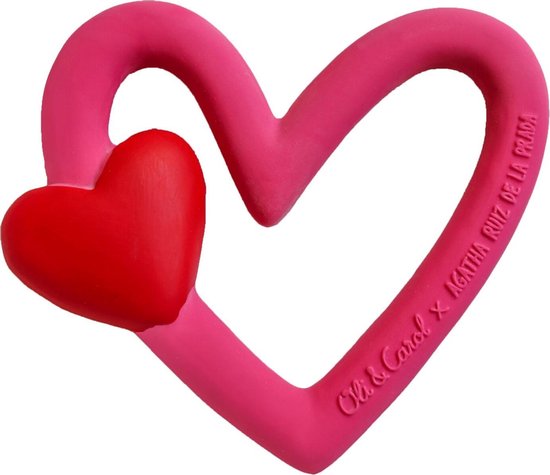 Bad n bijtspeeltje hart Agatha Ruiz de la Prada heart van Merkloos