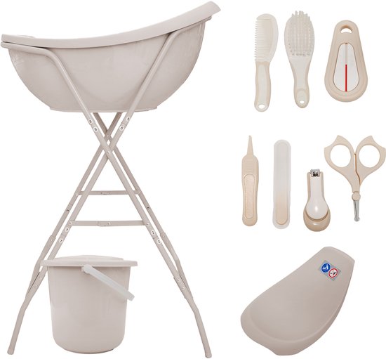 Bad & Verzorgingsset Novi Tubby Taupe