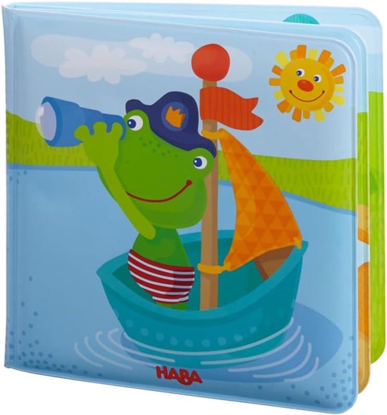 Badboek Kapitein Kikker - Waterproof boekje - Plezier in bad - Vrolijke diermotieven - N.v.t. - Multicolor
