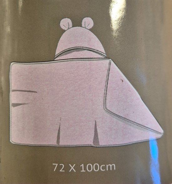 BADCAPE - 100% katoen - roze