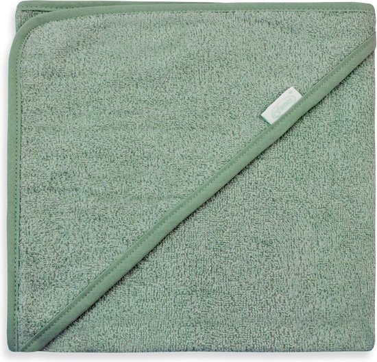 Badcape Green Stone Met Naam Geborduurd