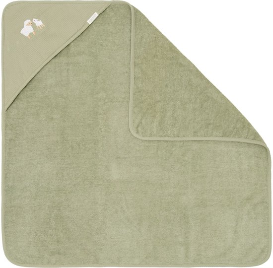 Badcape - Groen - 75 x 75 - Little Farm van Merkloos