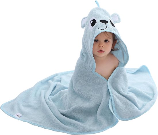 Badcape met Capuchon van Bamboe voor Baby en Peuter - Zacht & Absorberend van Merkloos