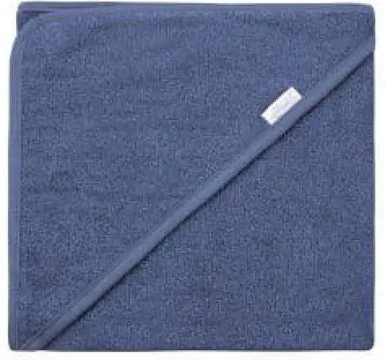 Badcape Silk blue- met naam-Omslagdoek met naam van Simply for kids