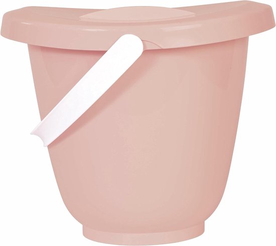 Bademmer met deksel - Babybadje - Baby badderen - Ergonomisch ontwerp - Ruimtebesparend - Roze van Merkloos