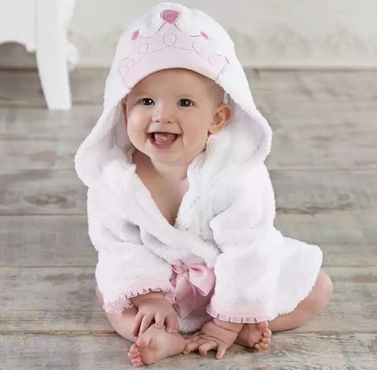 Badjas baby prinses van Merkloos