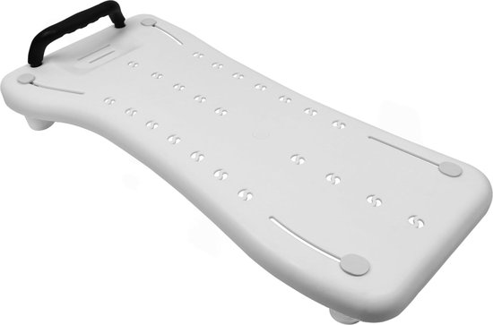 Badkamer Zitplank, Badzitje voor Ouderen, Bad Hangende Plank met Handvat, Badkuip Zitten Ruwe Oppervlakte, Bathtub Board Seat, Zitplank voor Badkuip van Drive Medical