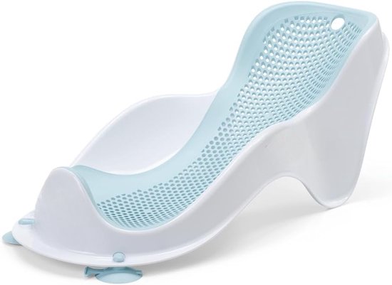 Badkuip insert baby - waardevolle badhulp voor zuigelingen en baby's vanaf de geboorte tot ca. 6 maanden, kleur: grijs, motief: vrienden, van KEEEPER