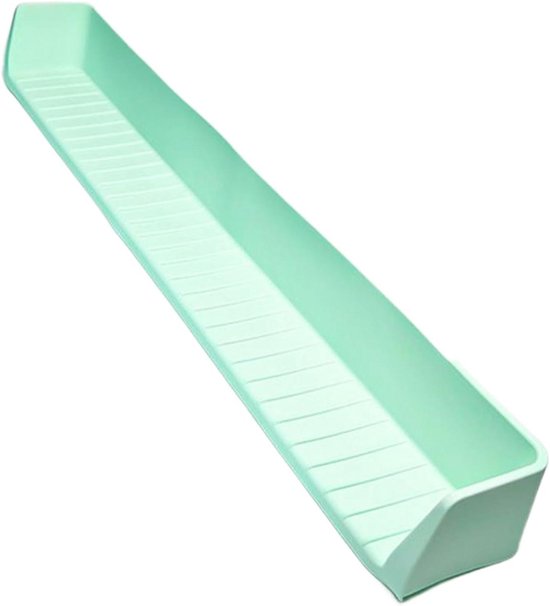 Badkuip Spatscherm - Bad Organizer - Badkamer Netjes - Geïntegreerde Opbergruimte - 80 x 11.5 cm - Groen