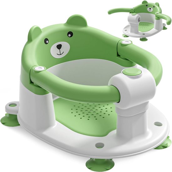 Badkuipstoel voor baby's met antislip en zuignappen - veilig en comfortabel