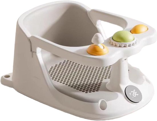 Badkuipstoel - Zithulp baby - Veilig badderen - Antislip zuignappen - 395 x 286 cm - Temperatuurgevoelig