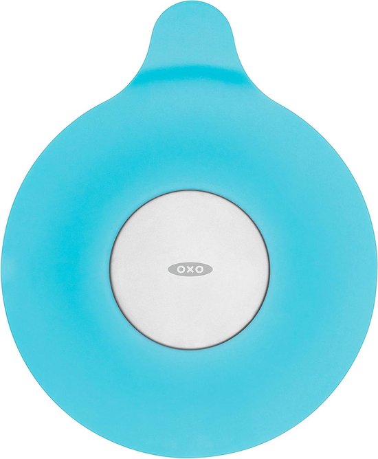 Badkuipstop - Bad stop - Baby badtijd - Zware RVS afdekking - 15.56 cm - Blauw