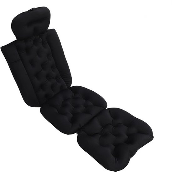 Badkussen Ergonomisch Ontwerp - Badkussen voor Badkuip - Antislipbasis - Afneembaar/Washbaar - Sterke Zuignappen - Comfortabel Gebruik - Badmatras