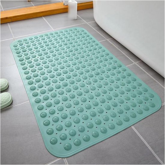 Badmat - Douchemat - Veilig Baden - Met Zuignappen - 77x46cm - Groen