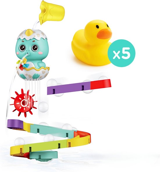 Badspeelgoed baby- incl 5 Badeentjes-jongens & meisjes- Baby- Badspeeltjes van Badspeelgoed.