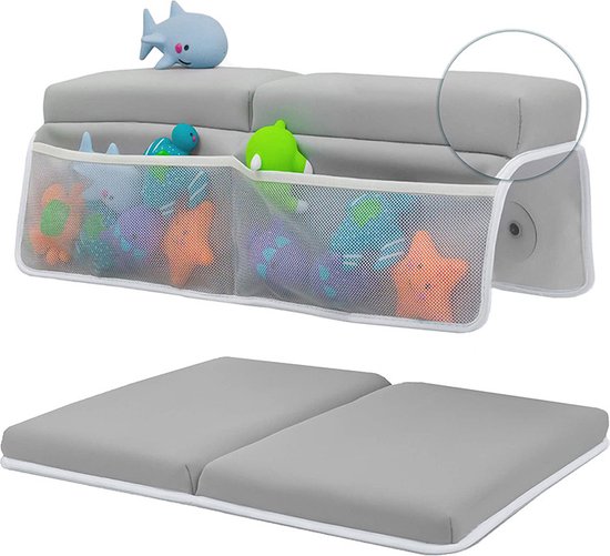 Badspeelgoed Organizer - Badspeelgoed - Badspeeltjes - Met Kniekussen en Ellebogensteun - Badspeelgoed Opbergen - Bad speelgoed - Badspeelgoed baby - Kado - Cadeau - Kerstcadeau van Vegmai