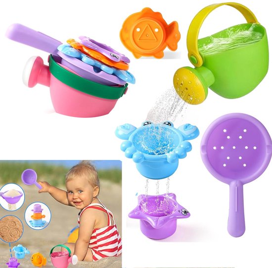 Badspeelgoed voor kinderen van 1, 2, 3 en 4 jaar: Babybadspeelgoed vanaf 12 maanden - Leuk - Speelgoed voor in bad en in het zwembad - Verjaardagscadeaus voor jongens en meisjes van 1 en 2 jaar - Peuterspeelgoed van 12 jaar van Merkloos