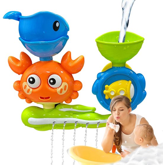 Badspeelgoed voor kinderen van 1-3 jaar - waterspeelgoed vanaf 1 jaar, badspeelgoed & buitenspeelgoed, educatief speelgoed, cadeau voor jongens en meisjes, baby's, verjaardagscadeau, buitenspeelgoed van Merkloos