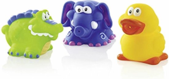 Badspeeltjes - eendje/krokodil/olifant van Playtive Junior