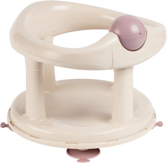 Badstoel Baby - Baby Zitje - Veilig Baden - 360 Graden Draaibaar - 0-12 Maanden - Beige