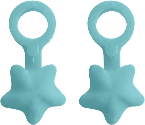 Badstop Siliconen - Lekvrije Stop - Waterdicht Afsluiten - Met Antislip Grip - 2 stuks - Groen