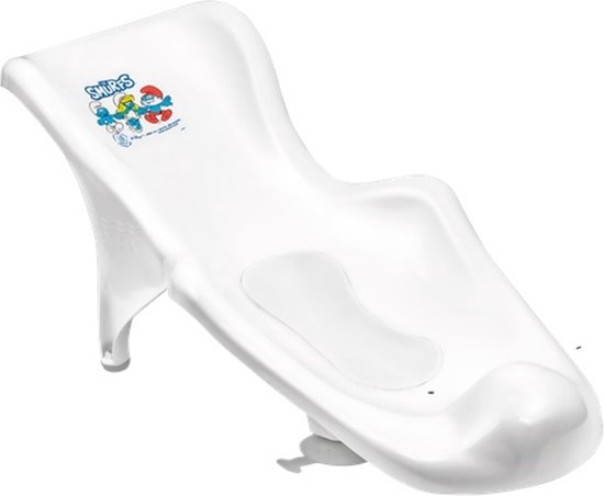 Badzitje met antislipmat - 0-6 maanden - De Smurfen - 51x24x20cm van OKT Kids
