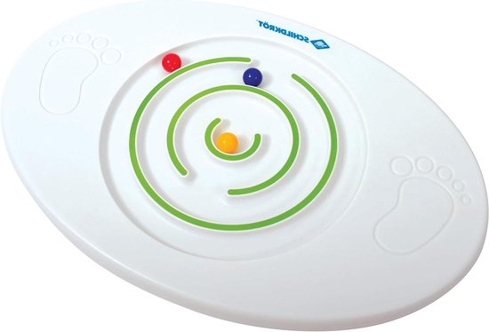Balance Board voor kinderen - balanceerplank met geïntegreerd kogellabyrint - evenwichtstraining en speelplezier - vanaf 4 jaar 970137 van $