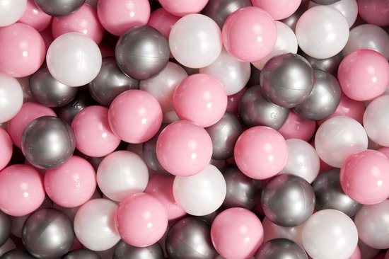 Ballenbak ballen 50 stuks Kidsdouche Ø 7 cm - baby licht Roze - ballenbad bal - baby speelgoed - Speelgoed 1 jaar van Kidsdouche