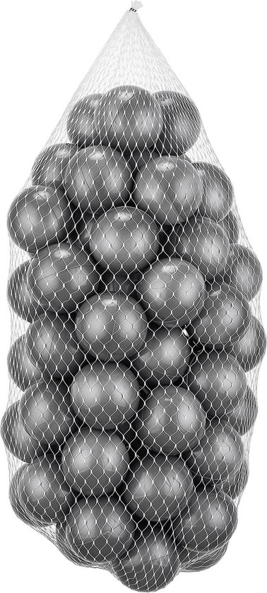 Ballenbak Ballen Set - 50 Grijskleurige Stuks - Ideaal voor Kinderplezier - Hoge Kwaliteit en Veiligheid