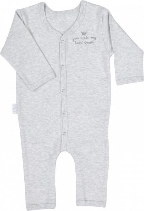 BamBam Babypakje "you make my heart smile" - Grijs - Baby cadeau van BamBam