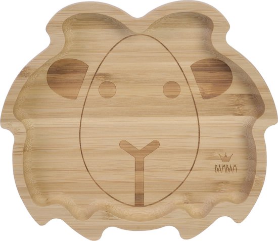BamBam Bamboe Bordje Leeuw - Baby cadeau van BamBam