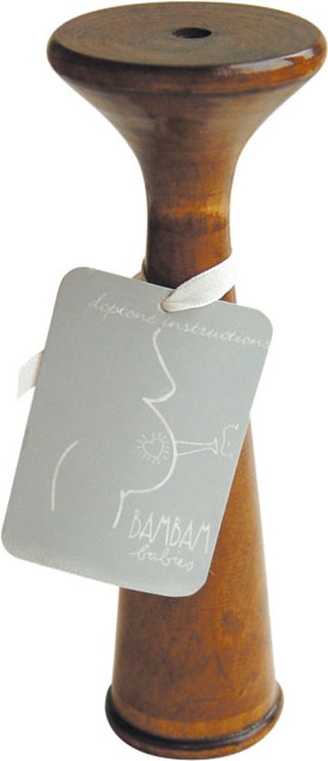 BamBam Dop Tone in een donkere kleur hout van BamBam