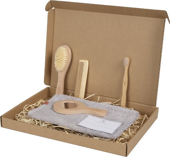 Bambam Giftbox Organic Baby Care Grey van BamBam