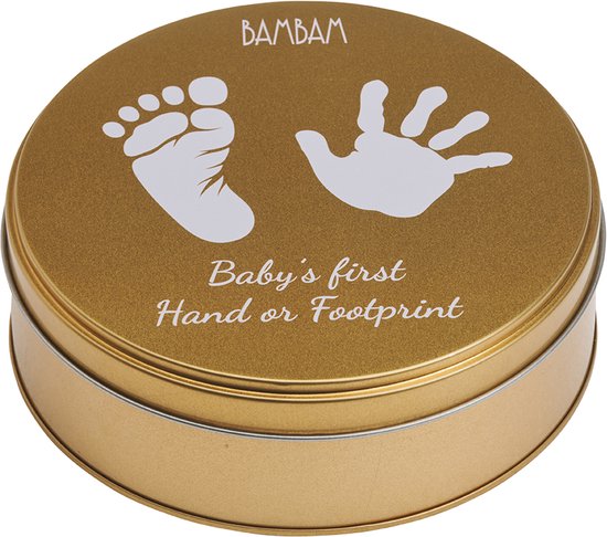 BamBam Hand- / Voetprint Goud van Merkloos