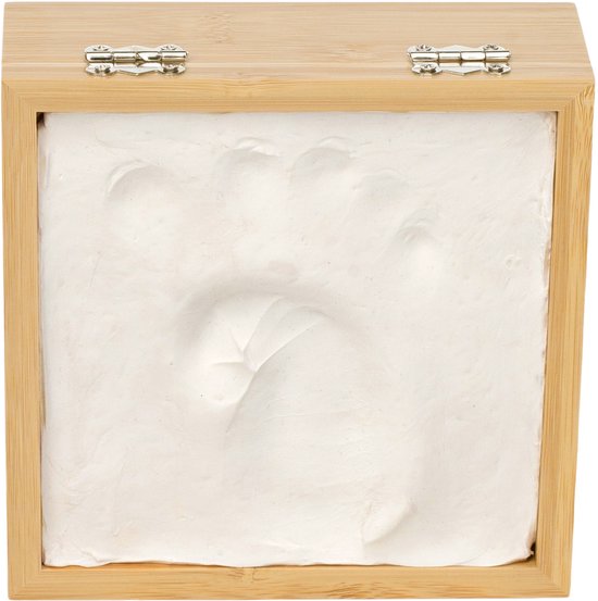 BamBam Herinneringsbox - Gipsafdruk - 15 cm van Merkloos