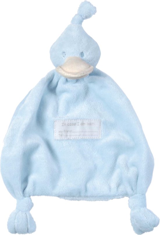 BamBam Knuffeldoekje Eend - Blauw - Baby cadeau van BamBam