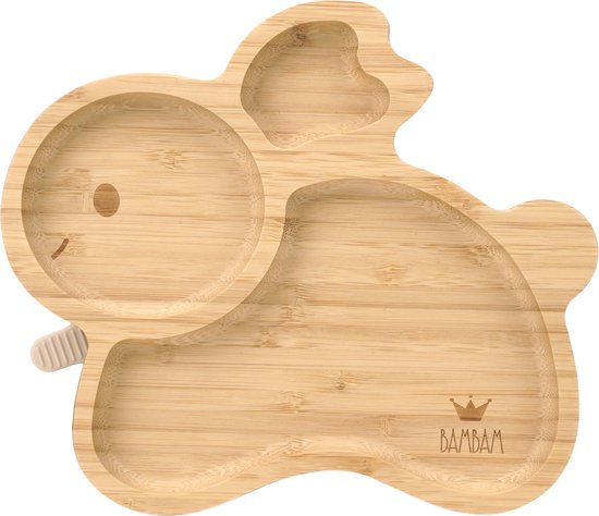 BamBam Plate Bamboo Rabbit van BamBam