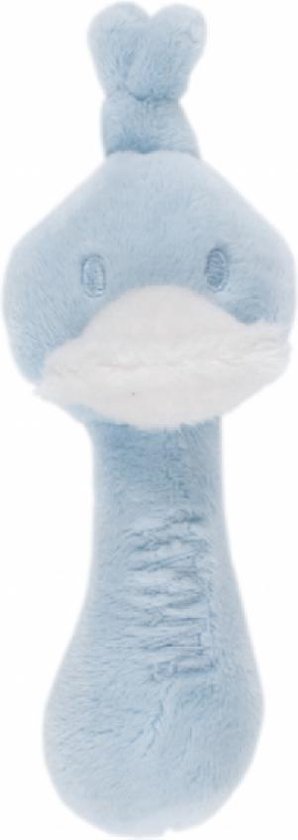 BAMBAM Rammelaar Eend - Blauw - Baby cadeau