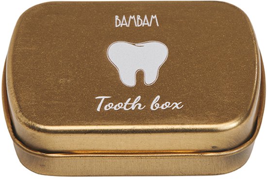 BamBam Tandendoosje Goud van Merkloos