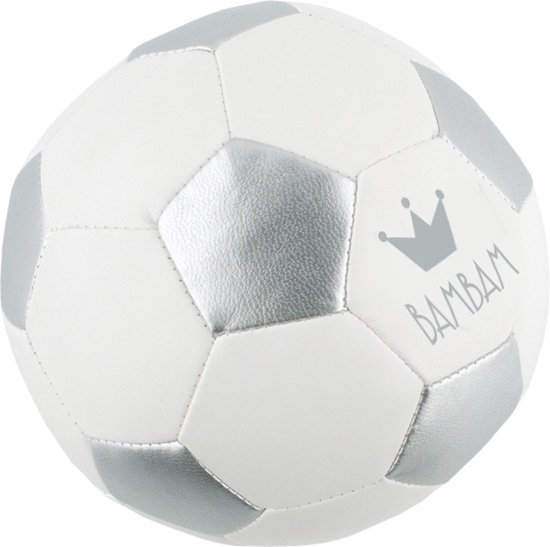 BamBam Voetbal - Zilver - Baby cadeau van BamBam