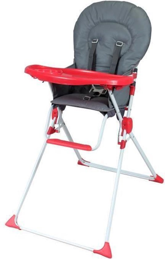 BAMBIKID Vaste kinderstoel - 6 maanden - Gemengd - Grijs en rood van BAMBIKID