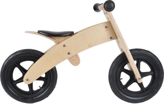 Bandits & Angels Houten Loopfiets Classic Bandit 2 in 1 vanaf 2 Jaar - Omkeerbaar Frame - Zadel in Hoogte Verstelbaar - Loop Fiets van Hout - voor Jongens en Meisjes van Bandits & Angels
