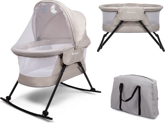 Baninni 3-in-1 Schommelwieg Adora Zand van Baninni