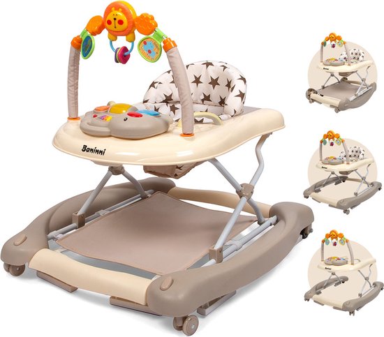 Baninni 5-in-1 Loopstoel Maya Beige van Baninni