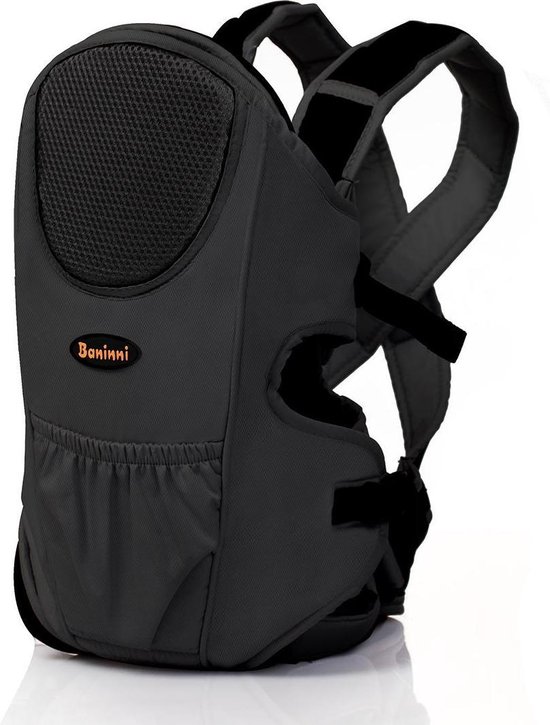 Baninni Draagzak - Buikdrager Sacco Prestigio 2-in-1 Zwart van Baninni