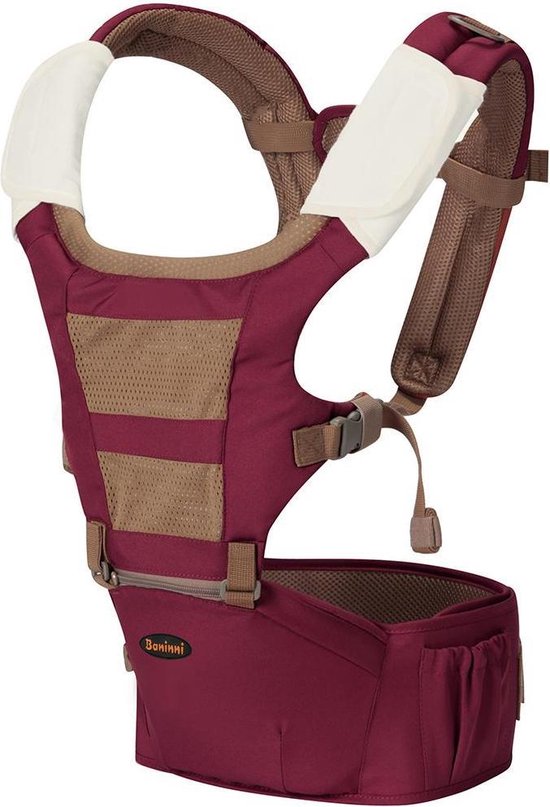 Baninni Draagzak - Heupdrager Porta 3-in-1 Rood van Merkloos