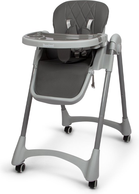 Baninni Kinderstoel - Meegroeistoel Roma Grijs van Baninni