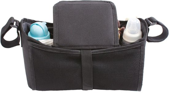 Baninni Kinderwagen Organizer Lupo Zwart van Baninni